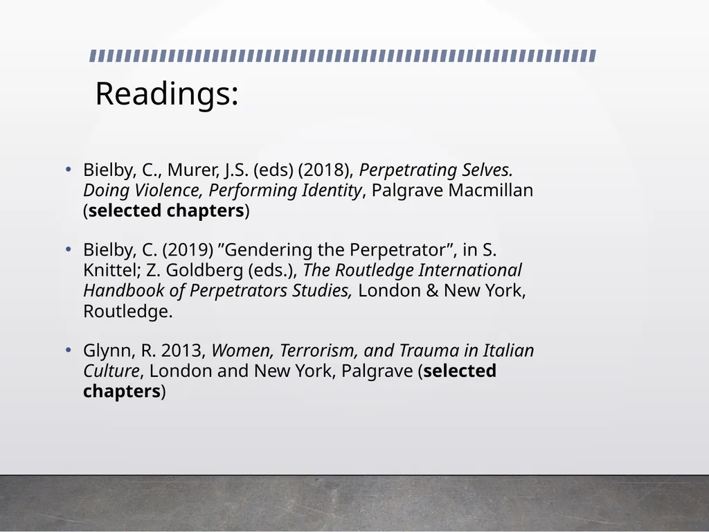 Semiotics of conflict Prof. Cristina Demaria - slide 12 of 23