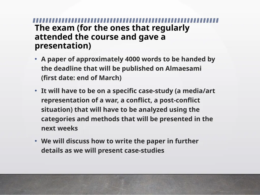 Semiotics of conflict Prof. Cristina Demaria - slide 23 of 23
