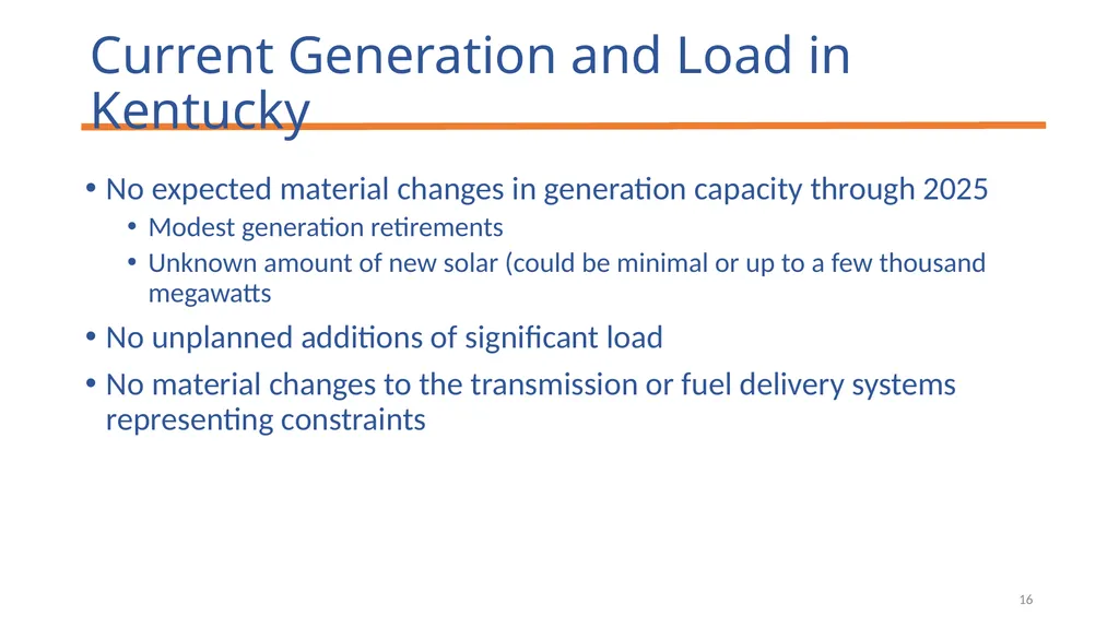 Public Service Commission Energy Review and - slide 16 of 19