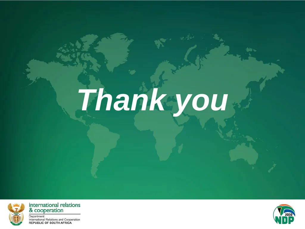 Department of International Relations and - slide 85 of 85