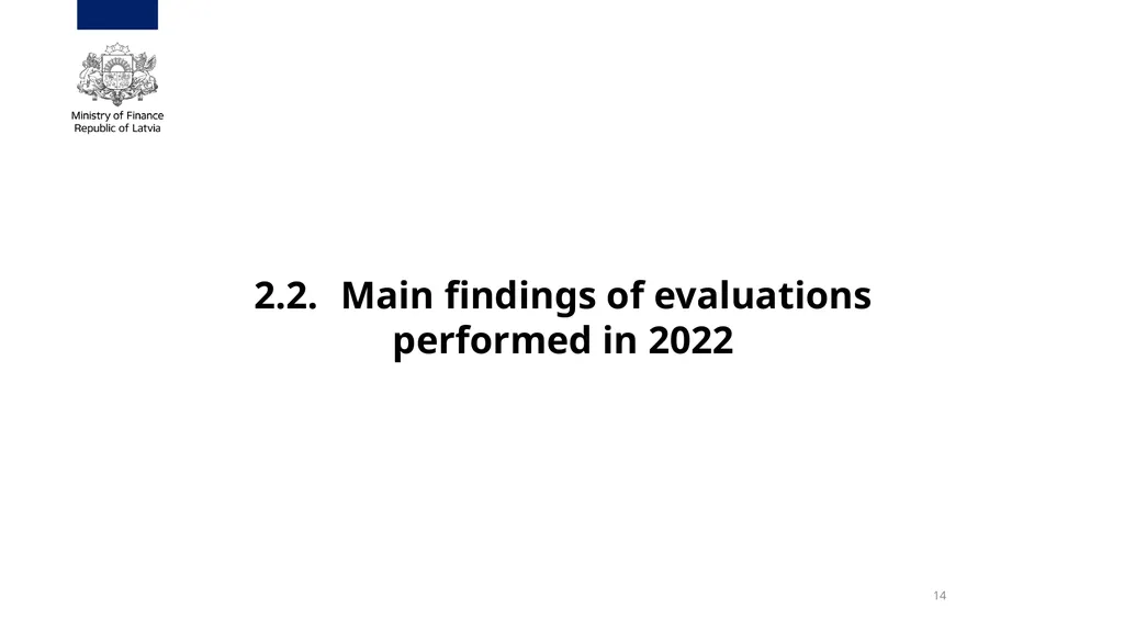 Annual Review Meeting Operational Programme - slide 14 of 19