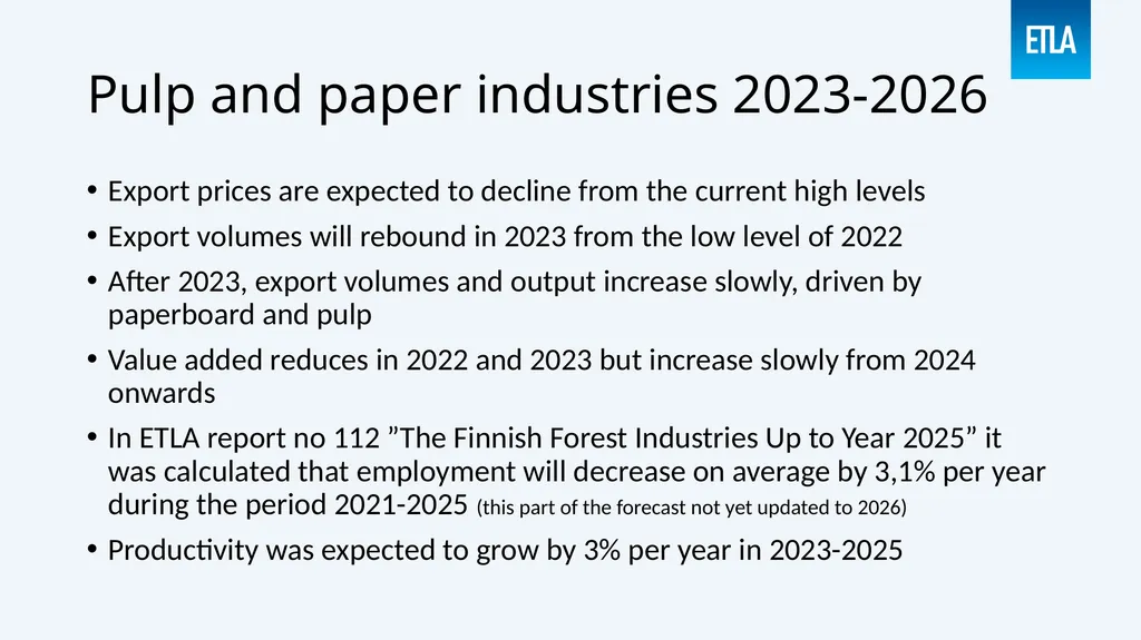Current situation and market drivers B. - slide 12 of 16