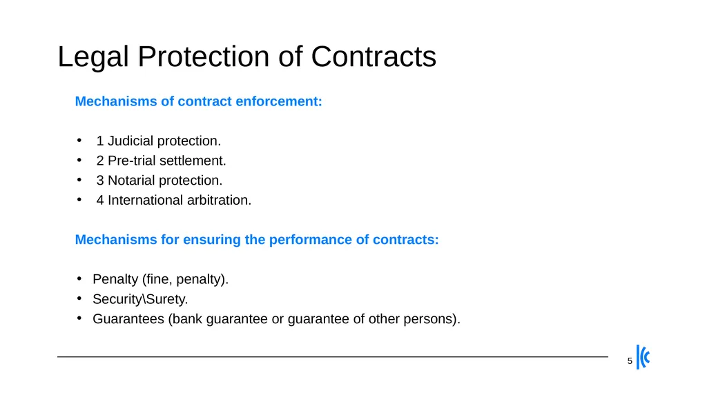 Legal, IP, Local Presence, Banking & Tax - slide 5 of 16