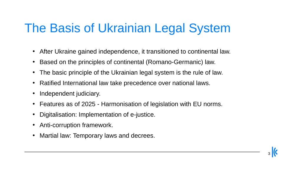 Legal, IP, Local Presence, Banking & Tax - slide 3 of 16