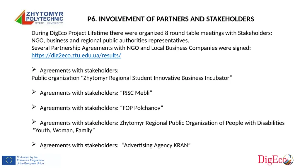 P6 Zhytomyr Polytechnic State University Erasmus+ - slide 10 of 19