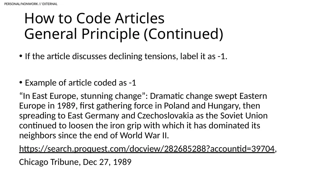 Notes on Constructing the Audit These notes - slide 6 of 17