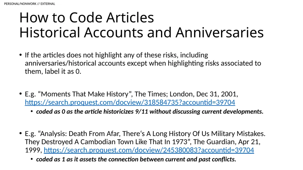 Notes on Constructing the Audit These notes - slide 9 of 17