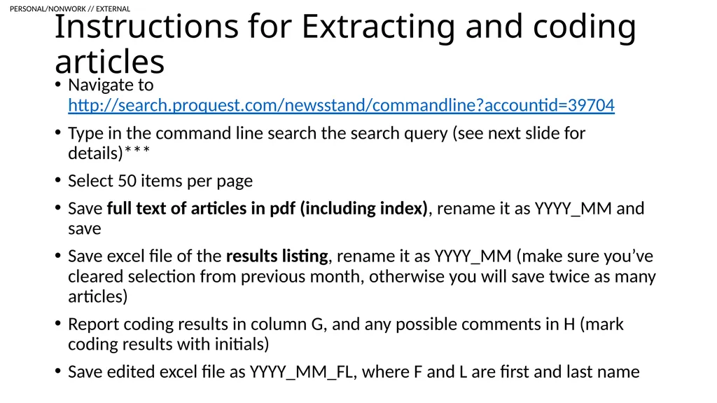 Notes on Constructing the Audit These notes - slide 15 of 17