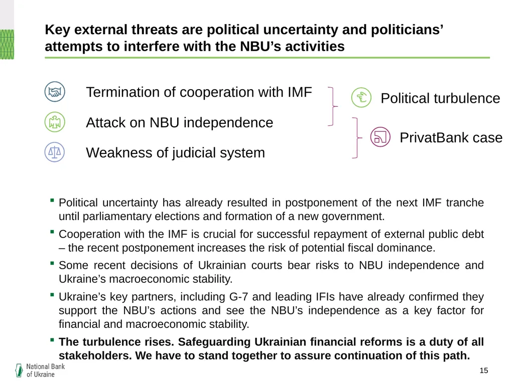 Ukrainian banking: refreshed and efficient, but - slide 15 of 16