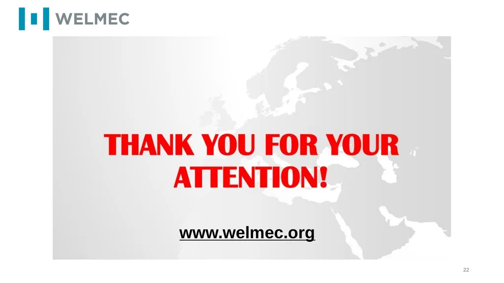 WELMEC e.V. – highlights 2021 - 2022 Pavel - slide 22 of 22
