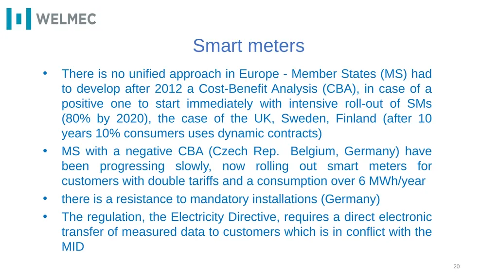 WELMEC e.V. – highlights 2021 - 2022 Pavel - slide 20 of 22