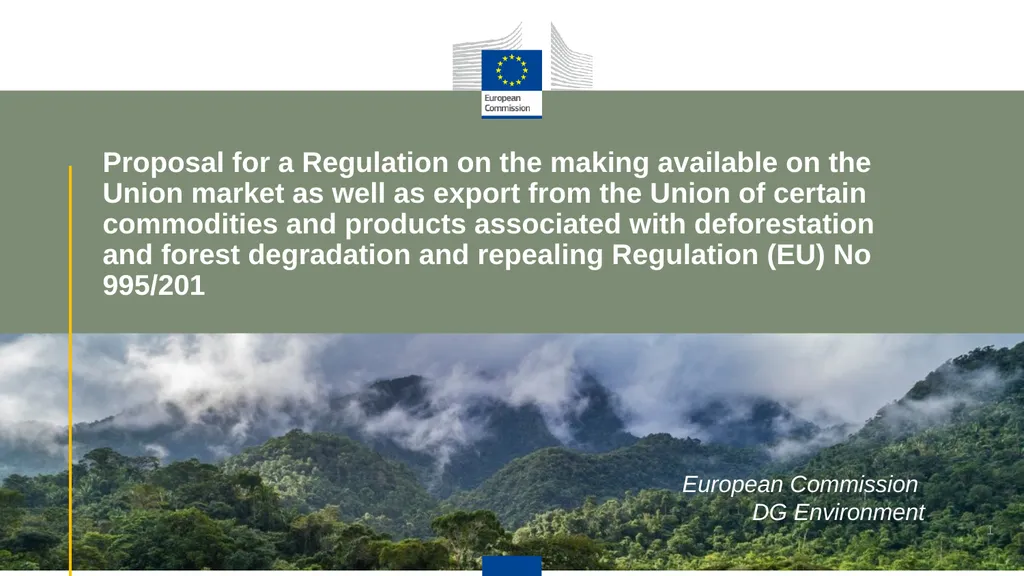 1 Proposal for a Regulation on the making - slide 1 of 32
