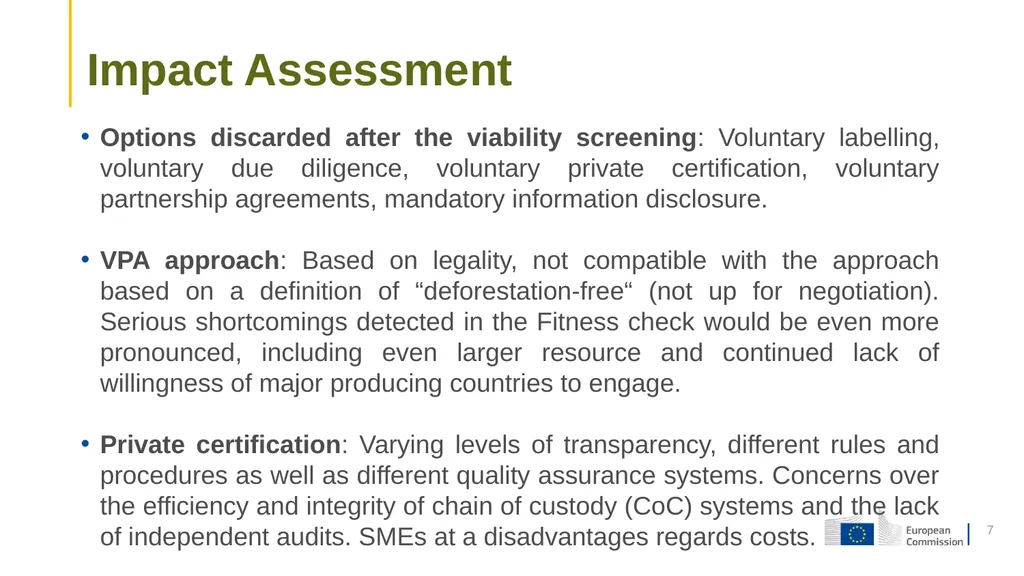 1 Proposal for a Regulation on the making - slide 7 of 32