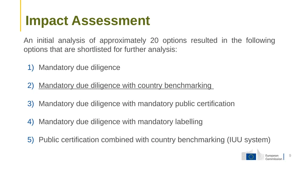 1 Proposal for a Regulation on the making - slide 9 of 32