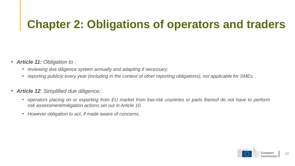 1 Proposal for a Regulation on the making - slide 20 of 32