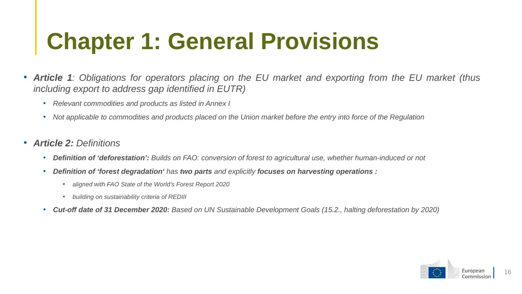 1 Proposal for a Regulation on the making - slide 16 of 32