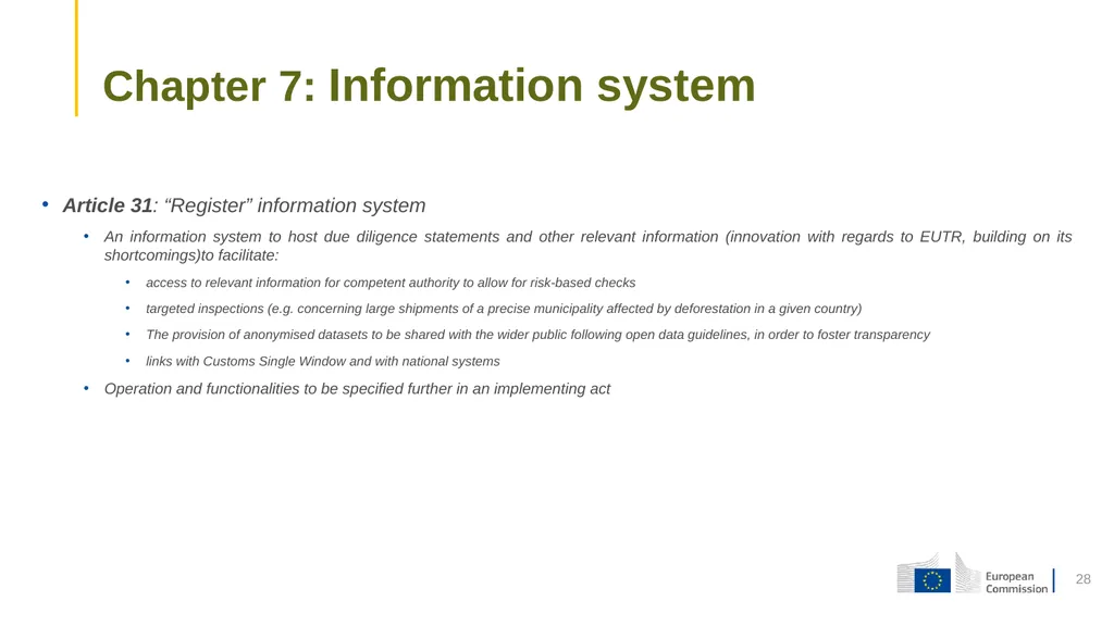1 Proposal for a Regulation on the making - slide 28 of 32