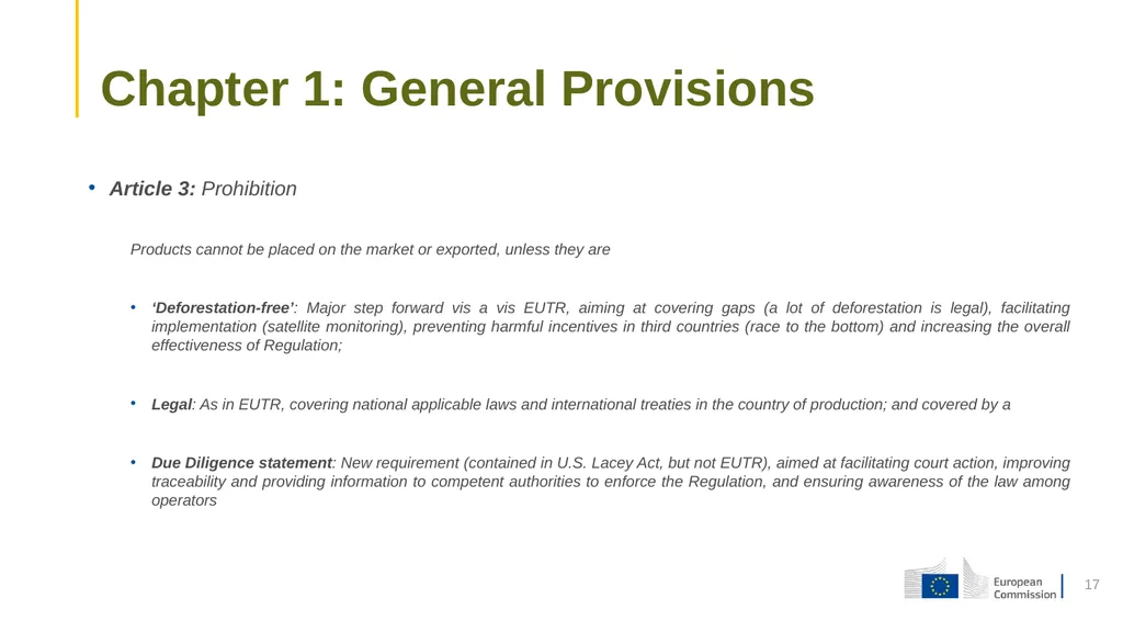 1 Proposal for a Regulation on the making - slide 17 of 32