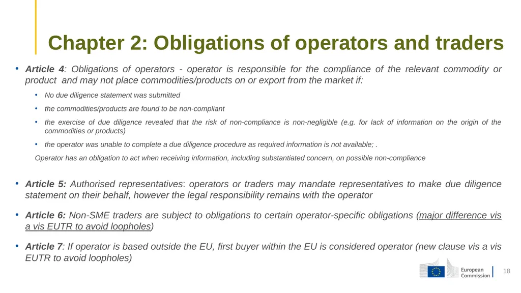 1 Proposal for a Regulation on the making - slide 18 of 32