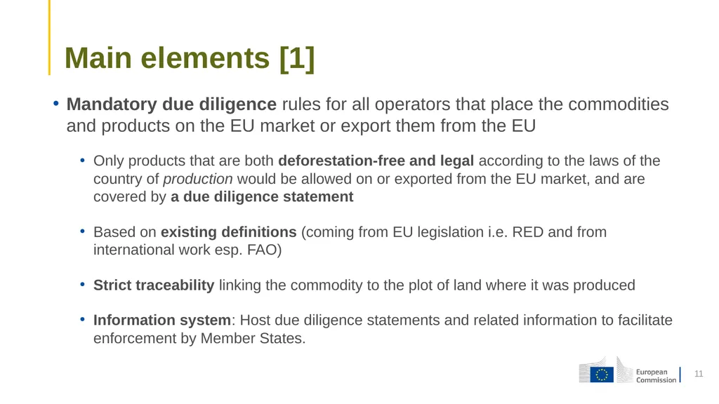 1 Proposal for a Regulation on the making - slide 11 of 32