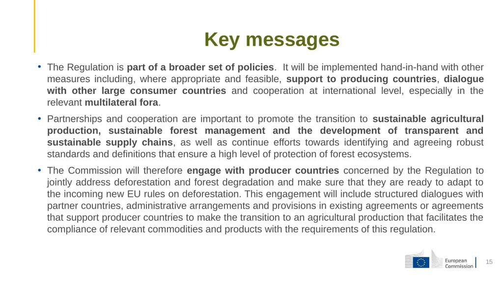 1 Proposal for a Regulation on the making - slide 15 of 32