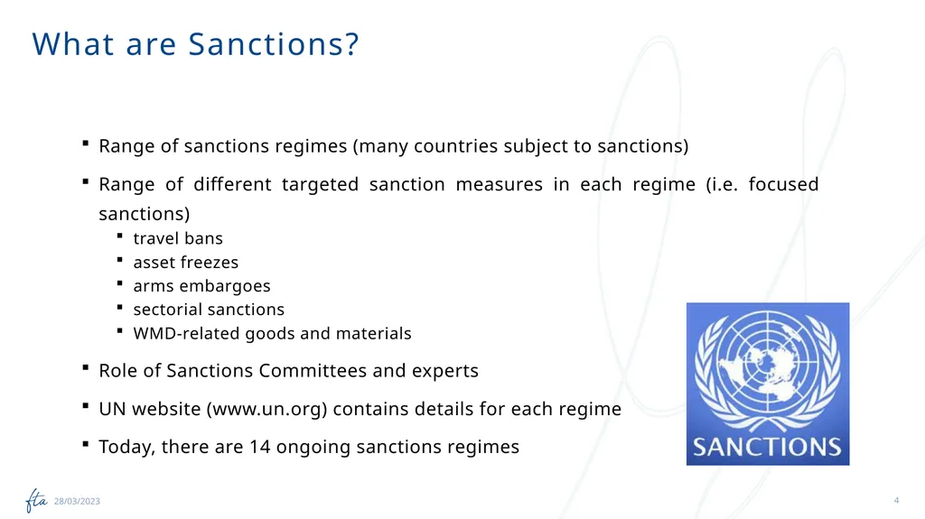 AML Tuesday’s Session #19 on: TFS Regulation, - slide 4 of 20