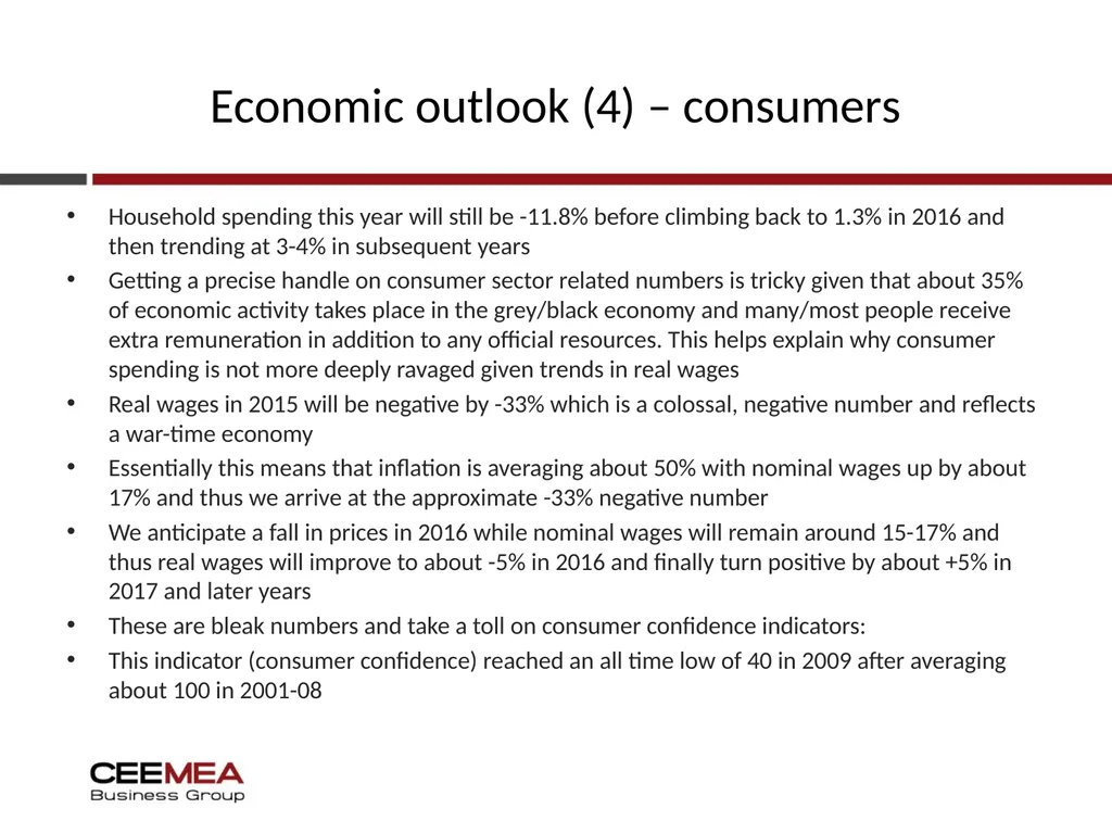 Ukraine Business outlook 2015-19 Quarterly update - slide 23 of 31