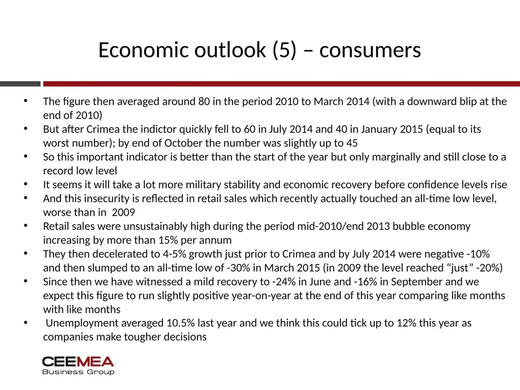 Ukraine Business outlook 2015-19 Quarterly update - slide 24 of 31