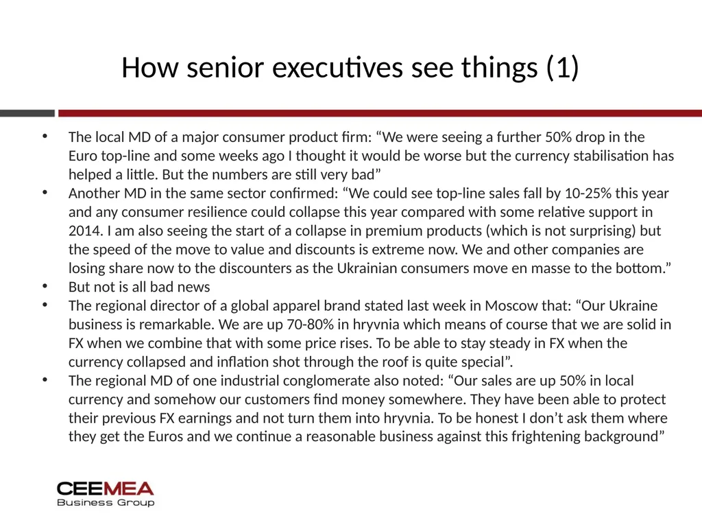 Ukraine Business outlook 2015-19 Quarterly update - slide 8 of 31