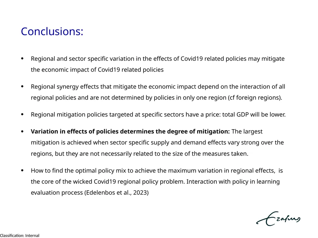 Economic Resilience and Regional Covid-19 - slide 15 of 17