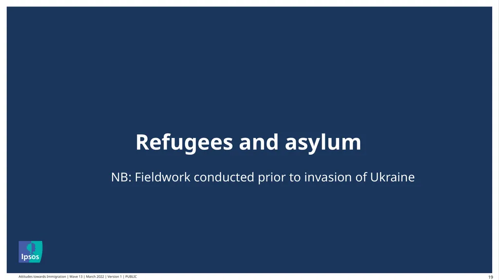 © Ipsos | March 2022 | Version 1 | Public - slide 19 of 26
