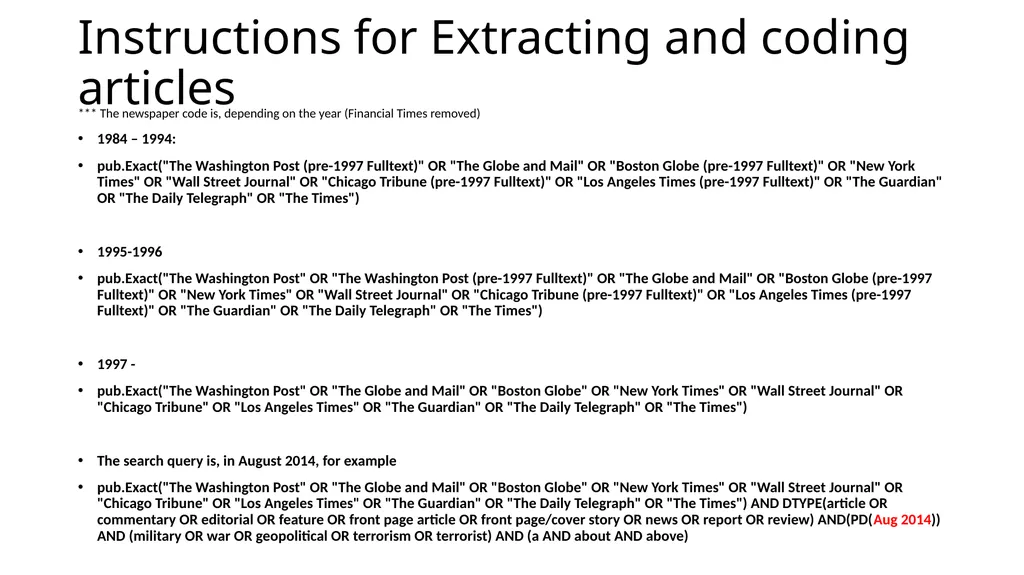 Notes on Constructing the Audit These notes - slide 20 of 20