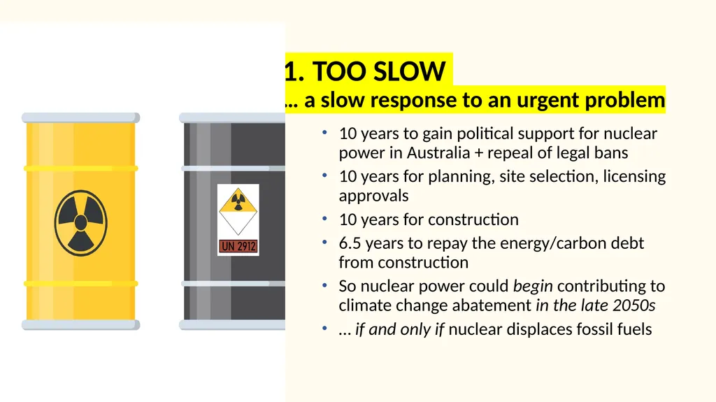 Nuclear Power No Solution to Climate Change - slide 3 of 17