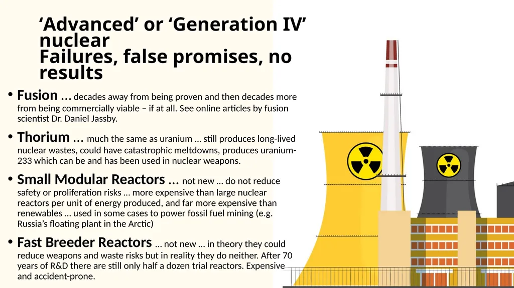 Nuclear Power No Solution to Climate Change - slide 15 of 17