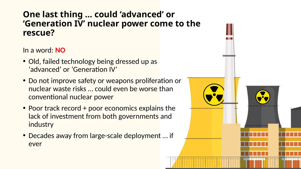 Nuclear Power No Solution to Climate Change - slide 14 of 17