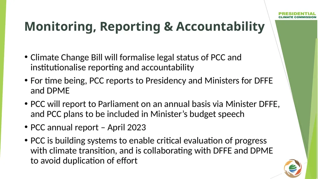 Presentation to Portfolio Committee on - slide 18 of 19