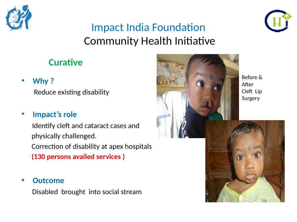 Impact India Foundation Community Health - slide 11 of 20