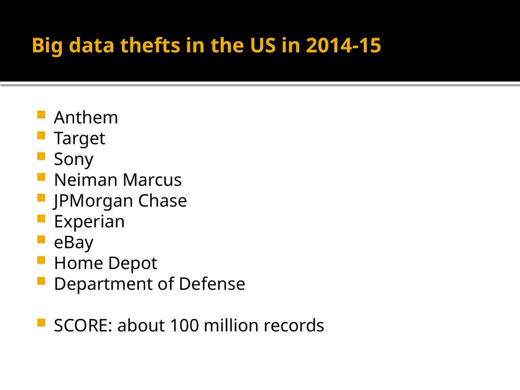 Notes on The Cyber Threat The threat gets worse - slide 3 of 16