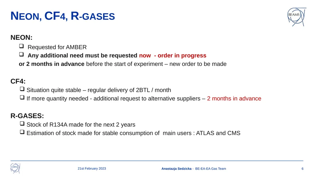 GAS STATUS for EA as of 21st February 2023 153rd - slide 6 of 17