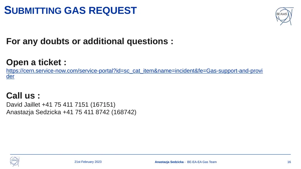GAS STATUS for EA as of 21st February 2023 153rd - slide 16 of 17