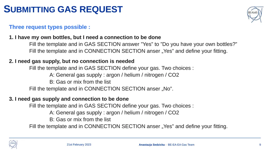 GAS STATUS for EA as of 21st February 2023 153rd - slide 9 of 17
