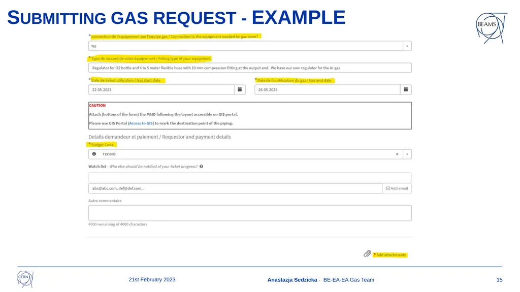 GAS STATUS for EA as of 21st February 2023 153rd - slide 15 of 17
