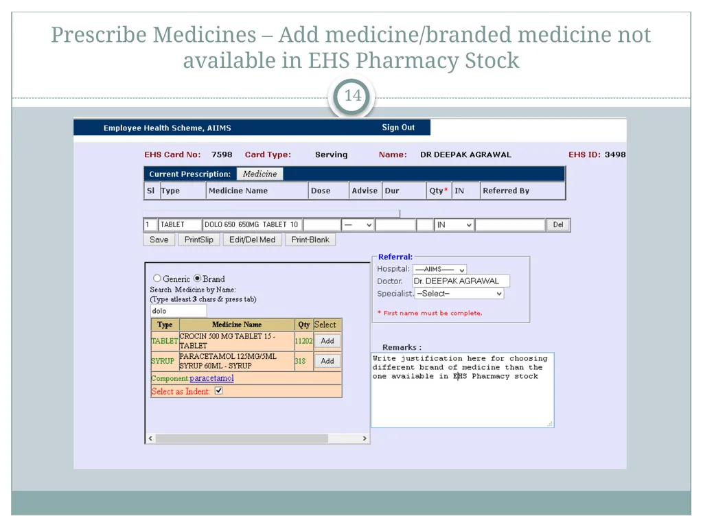 How to use EHS Application (USER MANUAL) Employee - slide 14 of 26