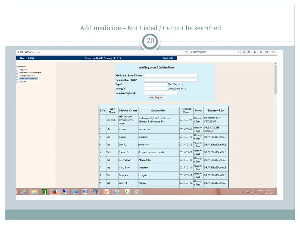 How to use EHS Application (USER MANUAL) Employee - slide 20 of 26