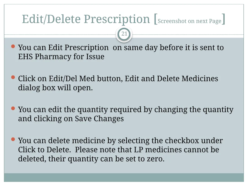 How to use EHS Application (USER MANUAL) Employee - slide 21 of 26