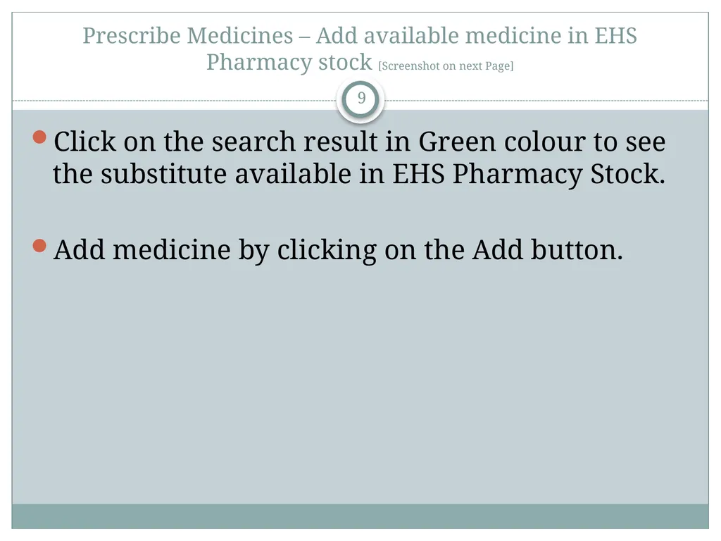 How to use EHS Application (USER MANUAL) Employee - slide 9 of 26