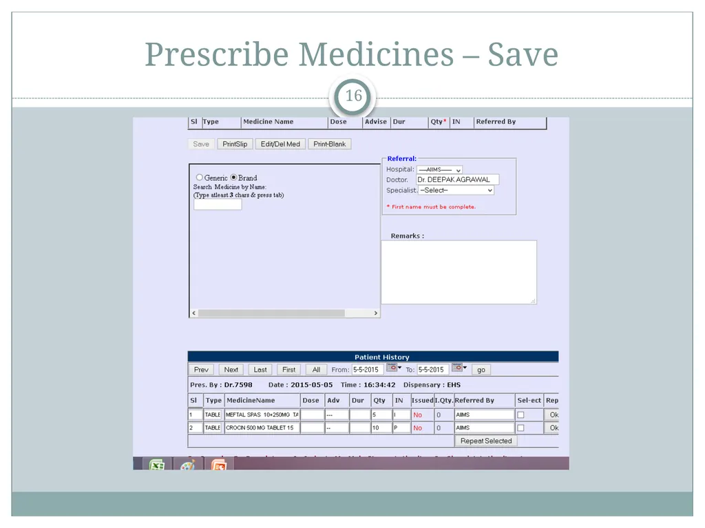 How to use EHS Application (USER MANUAL) Employee - slide 16 of 26