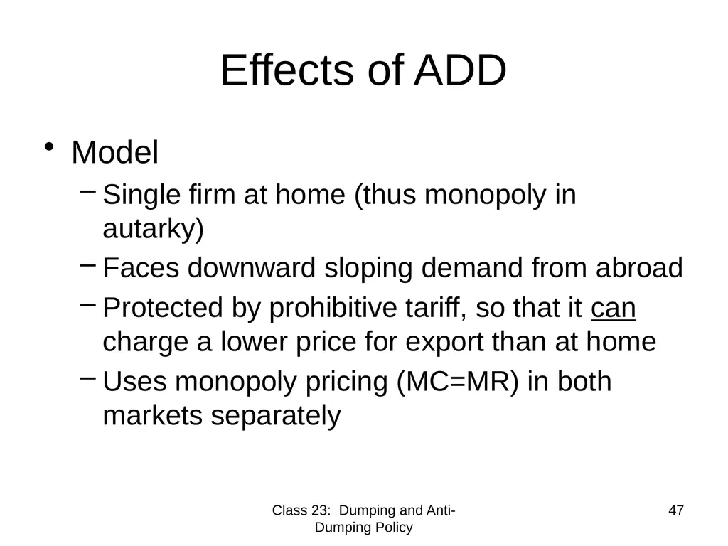 Class 23 Dumping and Anti-Dumping Policy by Alan - slide 47 of 62