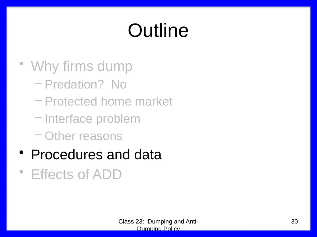 Class 23 Dumping and Anti-Dumping Policy by Alan - slide 30 of 62