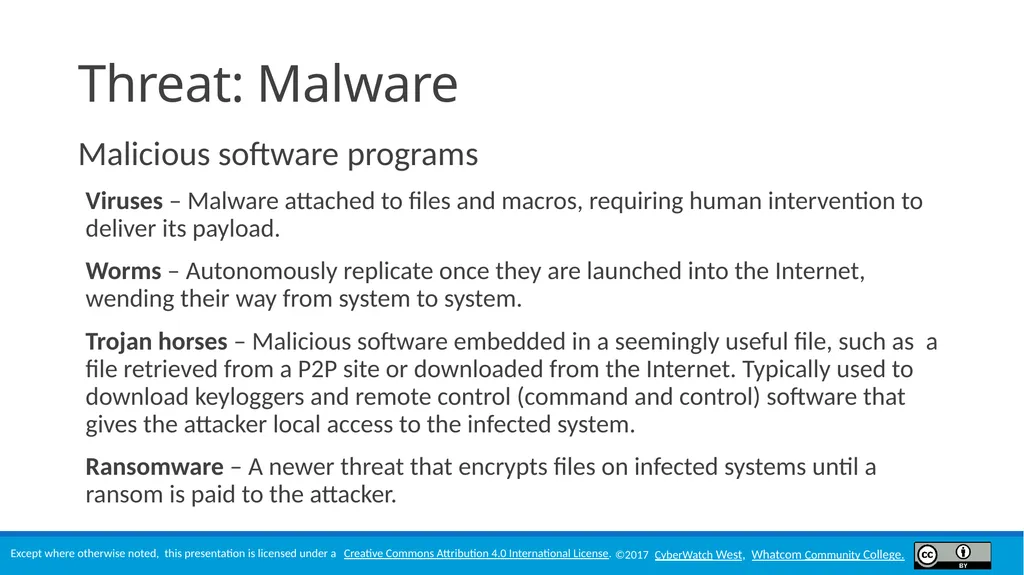 Module 5 Threats Lesson Objectives Define threats - slide 15 of 34
